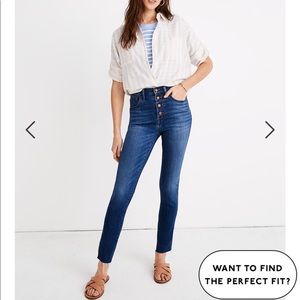 NWT Size 31 Madewell High Rise Skinny Jeans